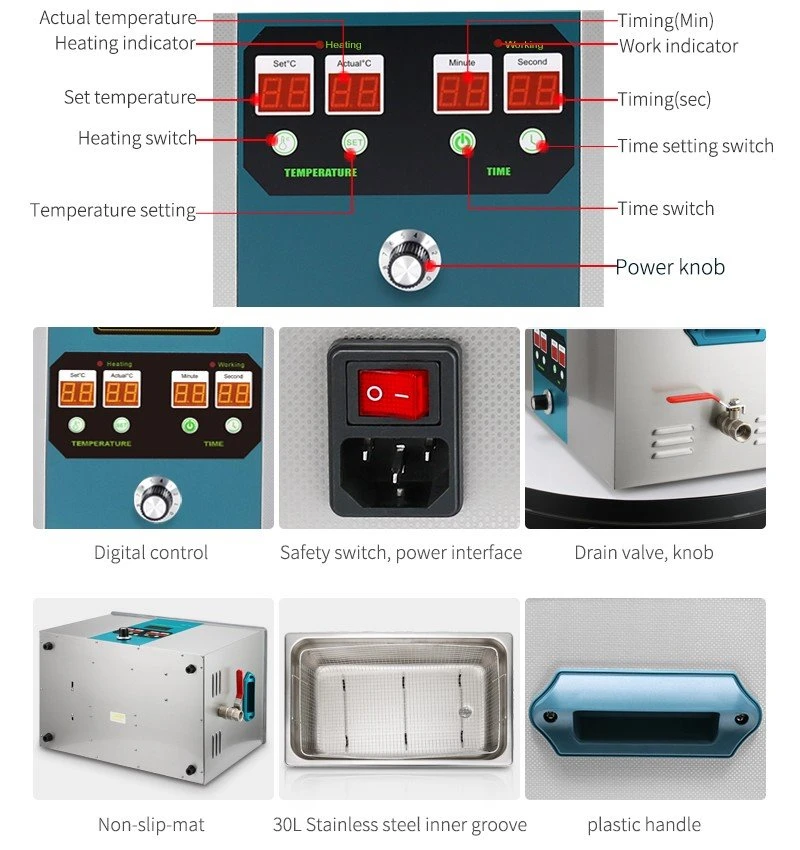 High Frequency Lab Ultrasonic Cleaner